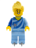 LEGO col391 Figure Skating Champion, Series 22 (Minifigure Only without Stand and Accessories)