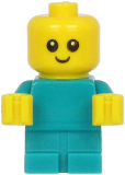 LEGO cty1186 Baby - Dark Turquoise Body with Yellow Hands