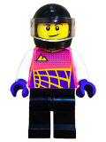 LEGO cty1432 Go-Kart Racer, Coral Race Suit, Black Helmet and Legs