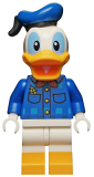 LEGO dis053 Donald Duck - Plaid Shirt with Yellow Buttons