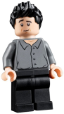 LEGO ftv001 Ross Geller, Dark Bluish Gray Shirt
