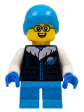LEGO hol259 Child Boy, Black Ice Planet Coat, Dark Azure Short Legs and Beanie