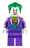 LEGO sh515 The Joker - Lime Bow Tie
