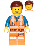 LEGO tlm202 Emmet - Smile / Cheerful, Worn Uniform