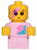 LEGO tlm204 Sparkle Baby - Dark Pink Lightning Around Eye